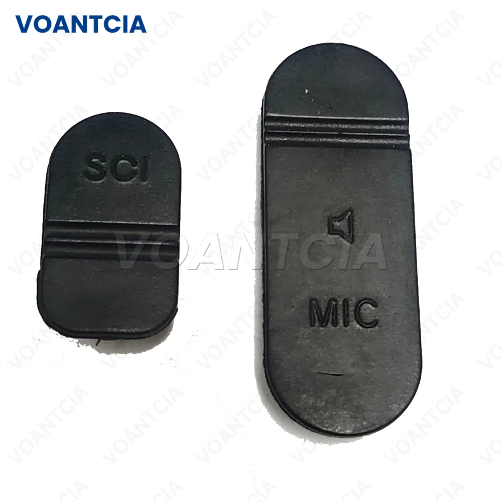 Botão do teclado de borracha para Motorola, Walkie Talkie, Rádio em dois sentidos Acessórios, Capa Dust, GP68, GP-68, 5Pcs