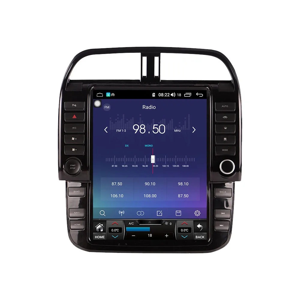 Dla JAGUAR F-PACE 2016-2019 Android Radio samochodowe Auto Multimedialny odtwarzacz wideo Nawigacja GPS Bezprzewodowy Carplay