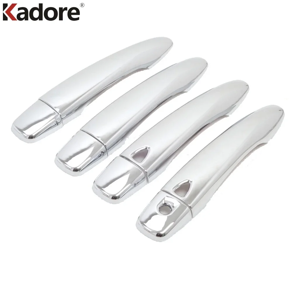 For Renault Kadjar 2016-2018 2019 2020 2021 2022 2023 Chrome Side Door Handle Protective Cover Trim Sticker Exterior Accessories