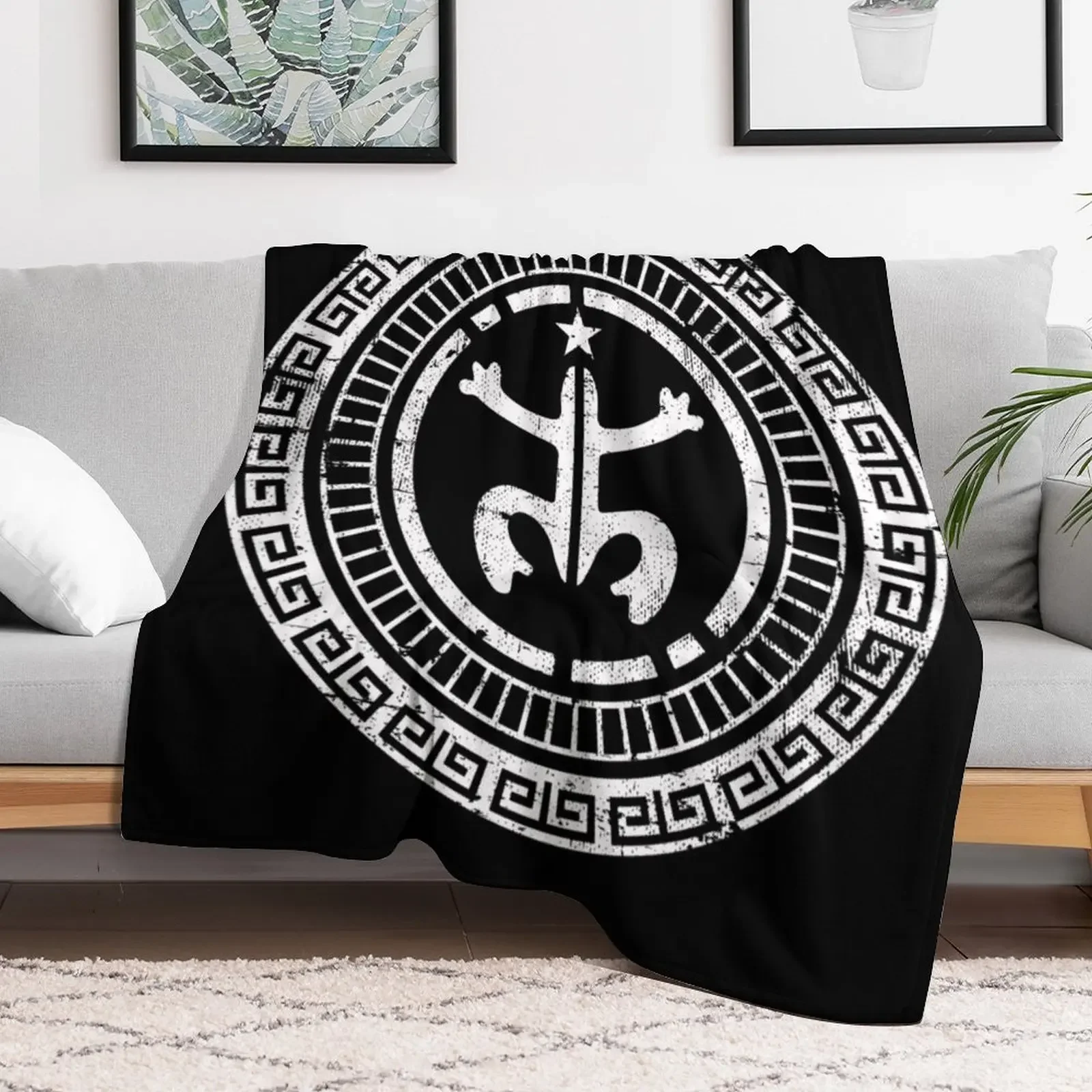 COQUI TRIBE? Taino Edition Throw Blanket Single Large Blankets