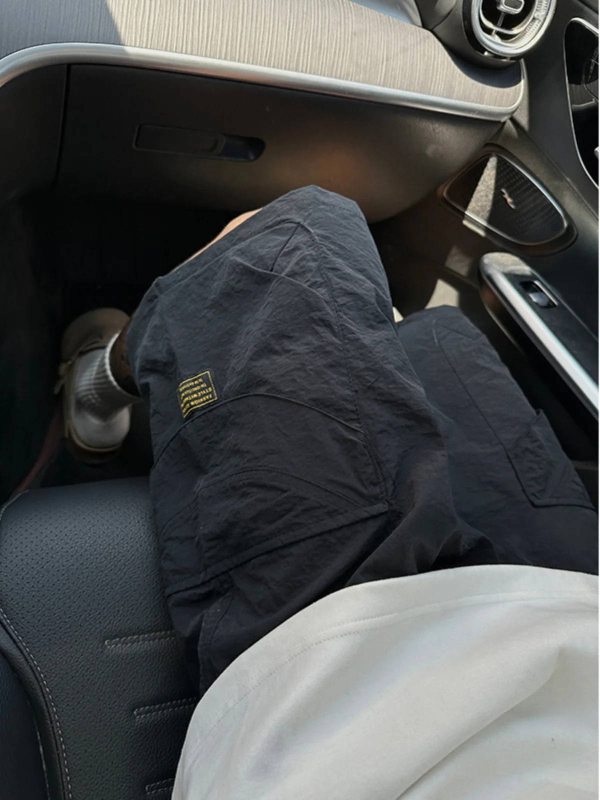 

Bla Ice Silk Workwear orts Men's Summer Outdoor Wear American Functional Fce Knee-Length Qui Dry Hiking Pants