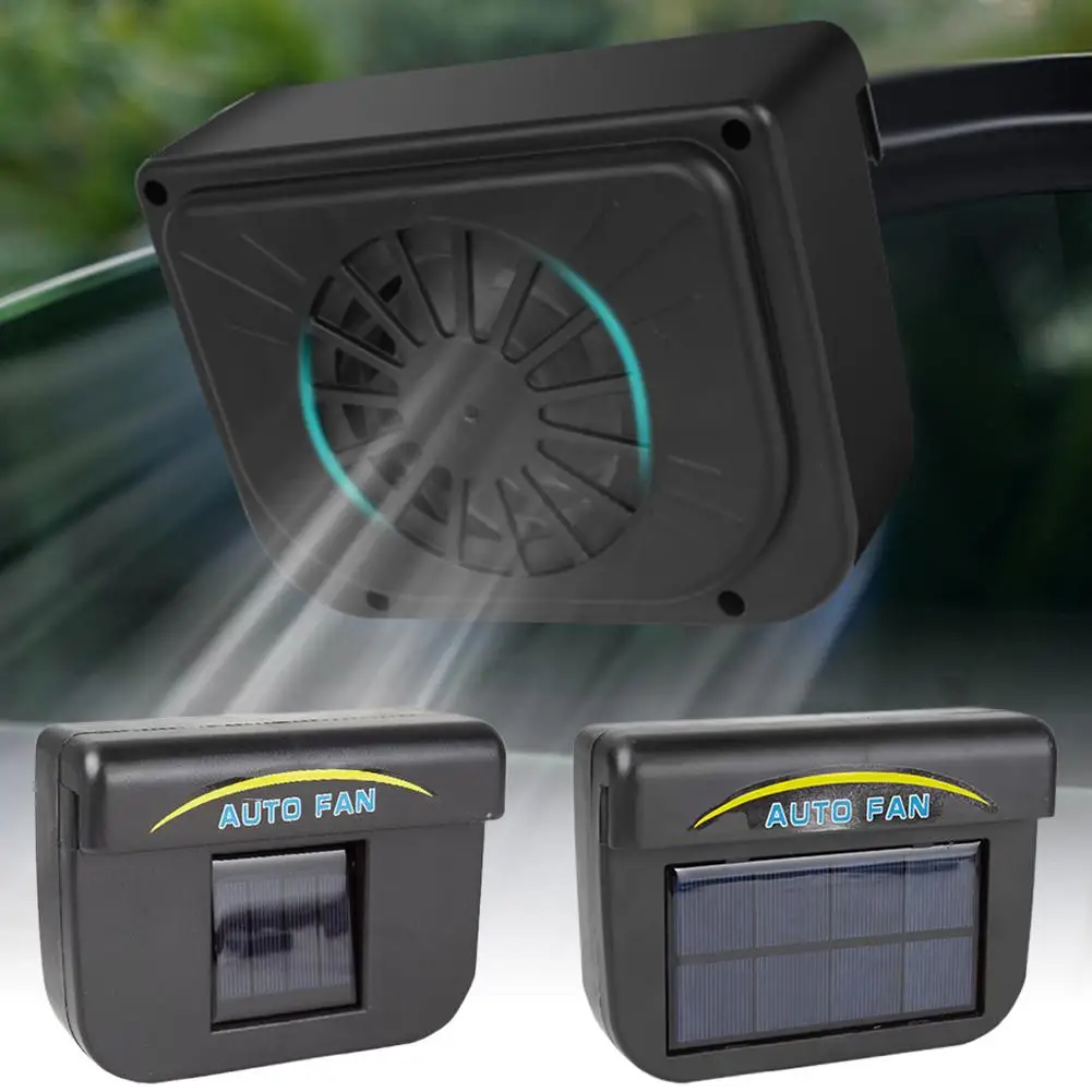 Solar Power Car Air Vent Fan Car Exhaust Fan Car Ventilation Fan Car Auto Air Vent Cooling Ventilation System Heater Exhaust Fan