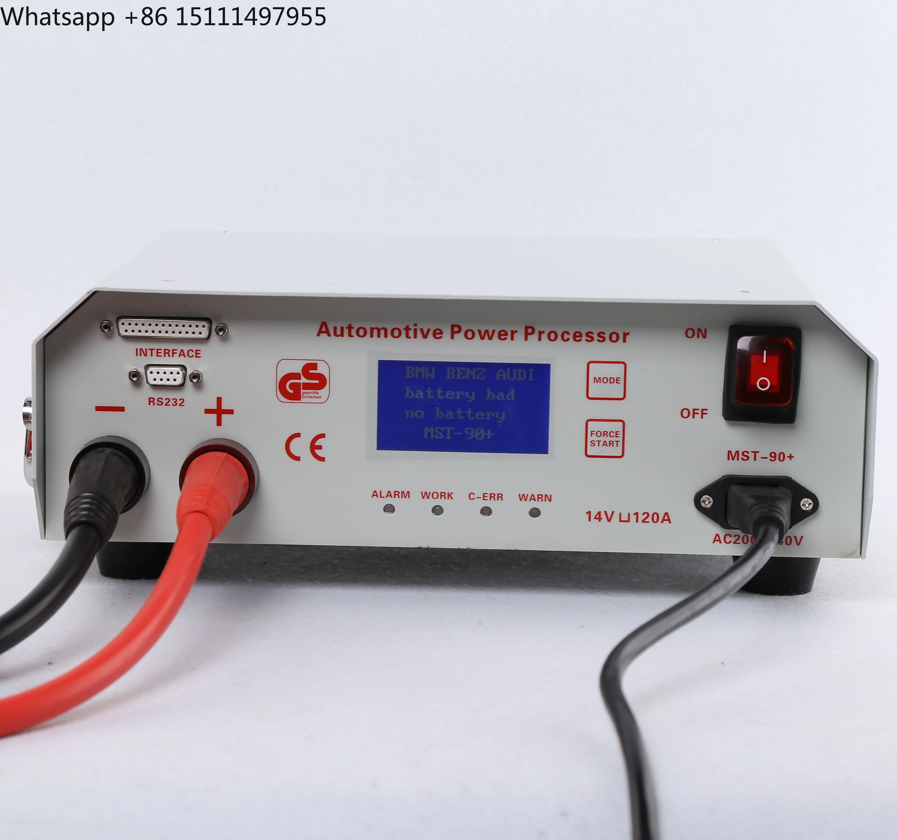 Automobile ECU Code Power Supply Car ECU Software Update Battery Charger MST-90+ MAX Output 120A ECU Programming