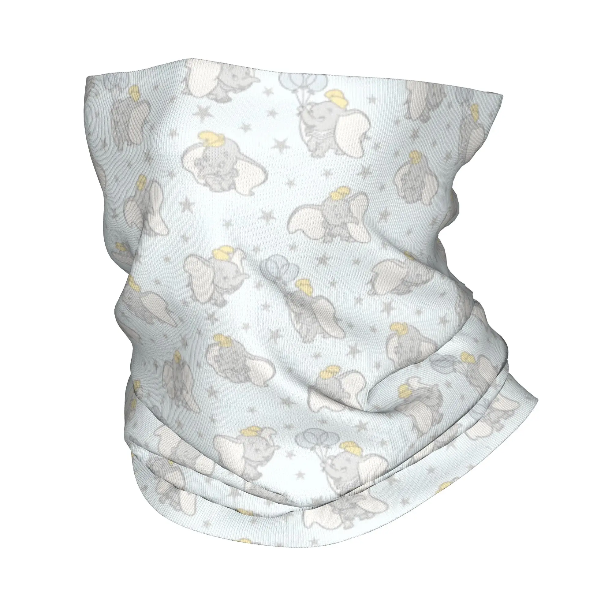 

Custom Cute D-Dumbos Neck Gaiter Men Women UV Protection Winter Funny Bandana Scarf for Hiking
