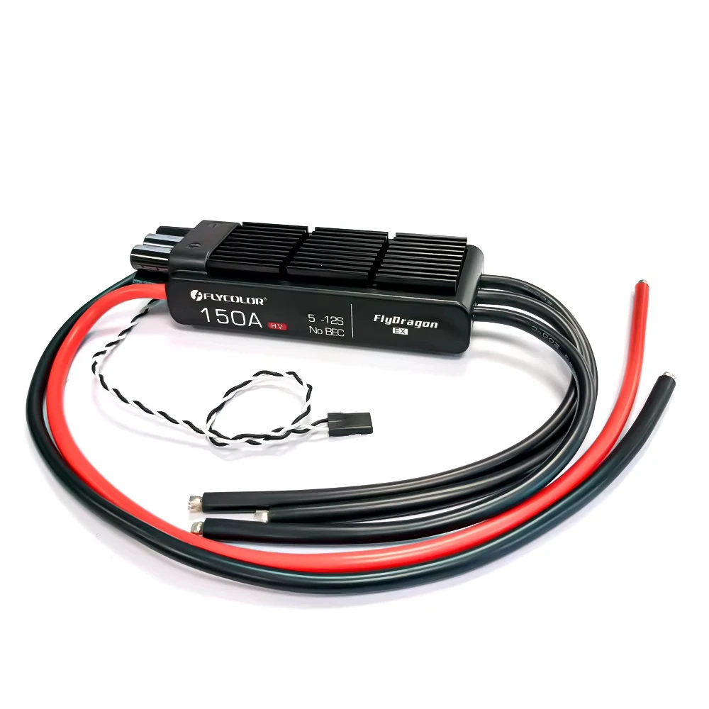 

FlyDragon 150A ESC 5-12S HV OPTO ESC Electronic Speed Controller suitable for Amateur Model Aircraft/Helicopters/JP EDF Motors