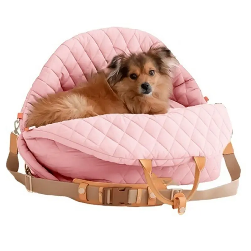 

A96K-Dog For Car Seat-For Small Dogs-Multifunctional Travel For Carrier, Booster& Dog Bed-Washable,Anti-Slip Design