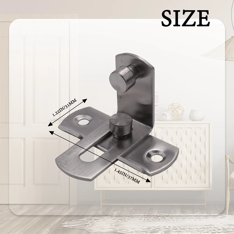 2 pz 90 gradi ad angolo retto porta chiavistello piegatura chiusura a scatto fibbia bullone serratura scorrevole bullone a botte per porte e finestre