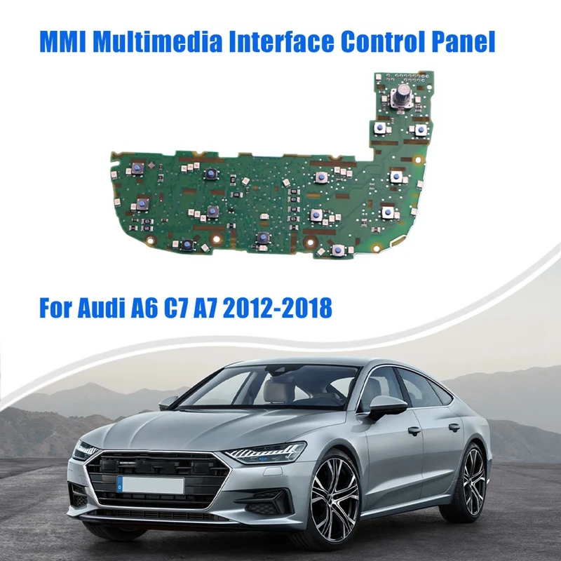 

Car MMI Multimedia Interface Control Panel Circuit Board LHD With Navigation For A6 C7 A7 2012-2018 Accessories