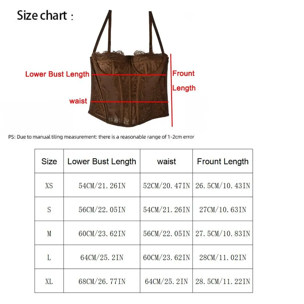 Elastic Hollow Lace Camisole Transparent Slim fit Lace Corset Tanks Sleeveless Crop Tops Travel