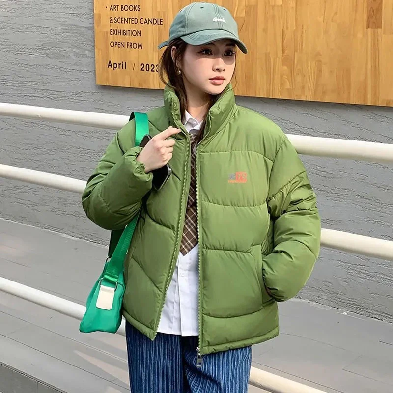 Women's Jacket 2023 New Winter Parkas Female Down Cotton Coat Casual Short  Fashion Warm Cotton Padded Overcoat Ladies Tops