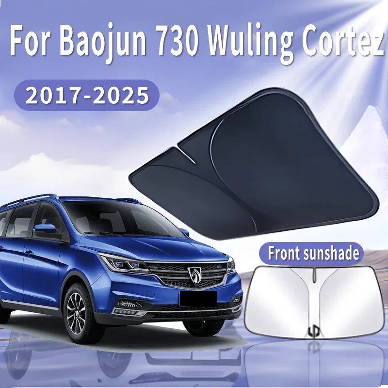 

Car Sun Visor For Baojun 730 Wuling Cortez 2017~2025 Front Windshield Sunshade Heat Insulation Summer Cooling Auto Accessories