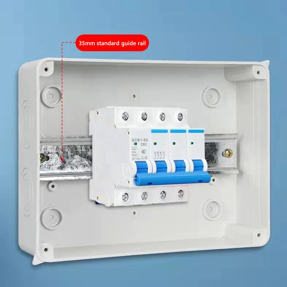 2/5/8/12/15/18/24 Ways Outdoor Waterproof Electrical Distribution Box Circuit Breaker MCB Power Plastic Junction Wire Box IP65