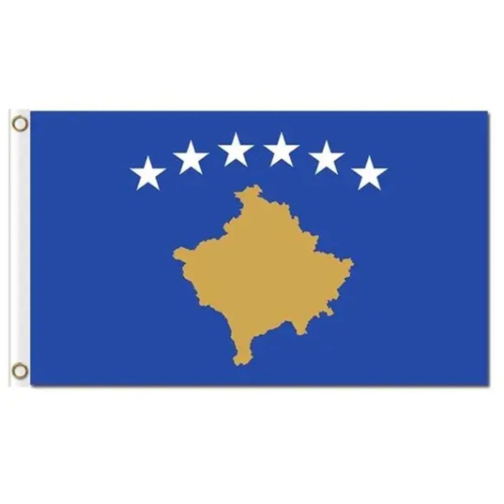 Kosovo State of Sweden 3x5ft Fabric Prints Polyester Flag
