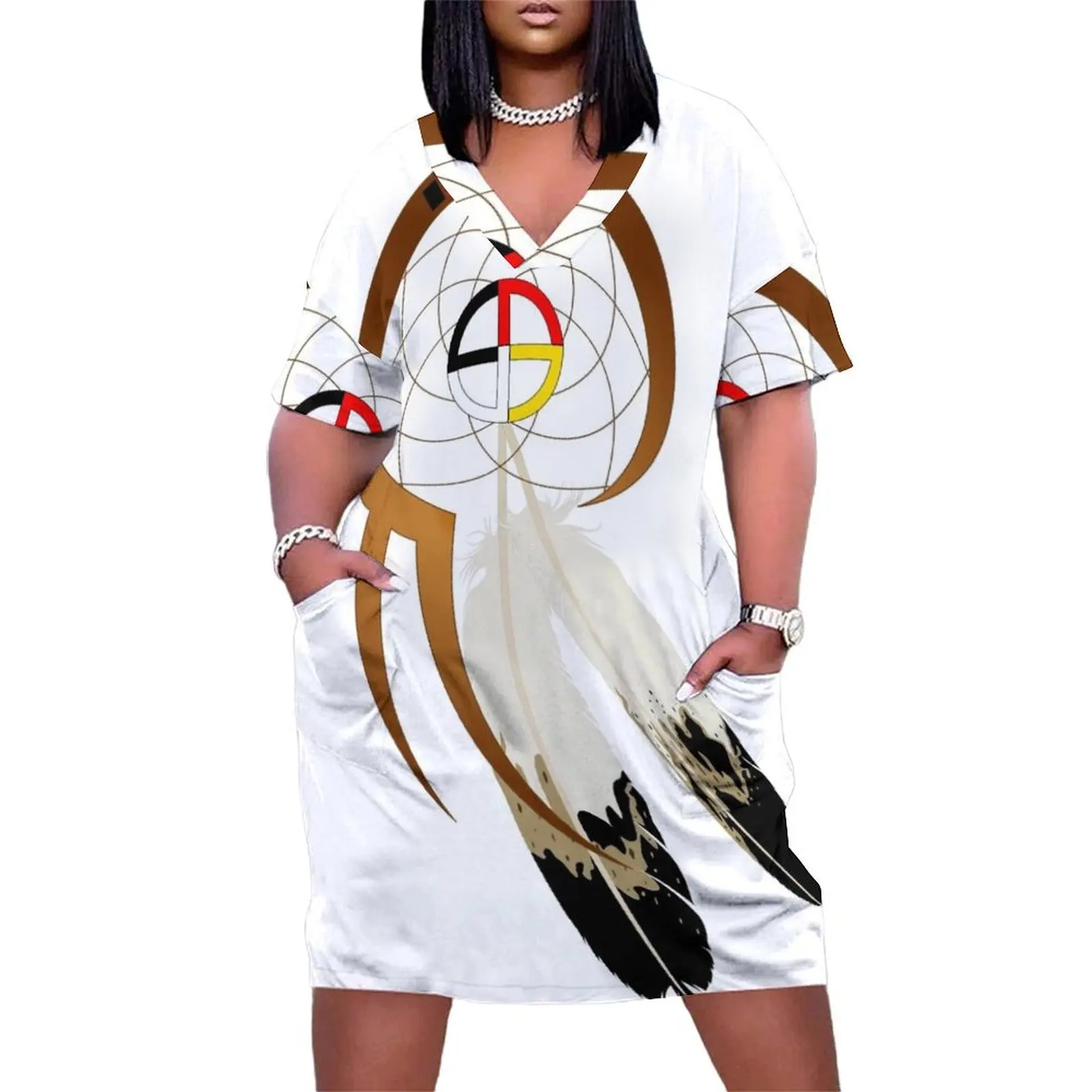 

Dream catcher Loose Pocket Dress dresses for womens evening dresses luxury 2025 womens dress Woman clothes