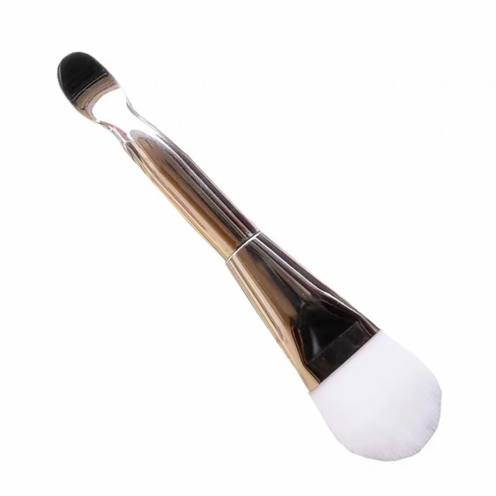 Brosse pour masque Facial, outil d'application faciale à Double tête, poignée lisse pour soins de la peau, sérum, maquillage Portable pour femmes