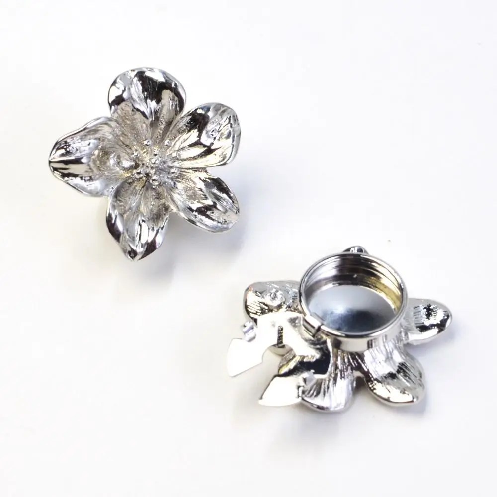 Gifts Flower Flower Cufflinks Sewing-free Cufflinks Sewing Accessories Shirt Button Clip DIY Bling Cuff Links Evening Wear