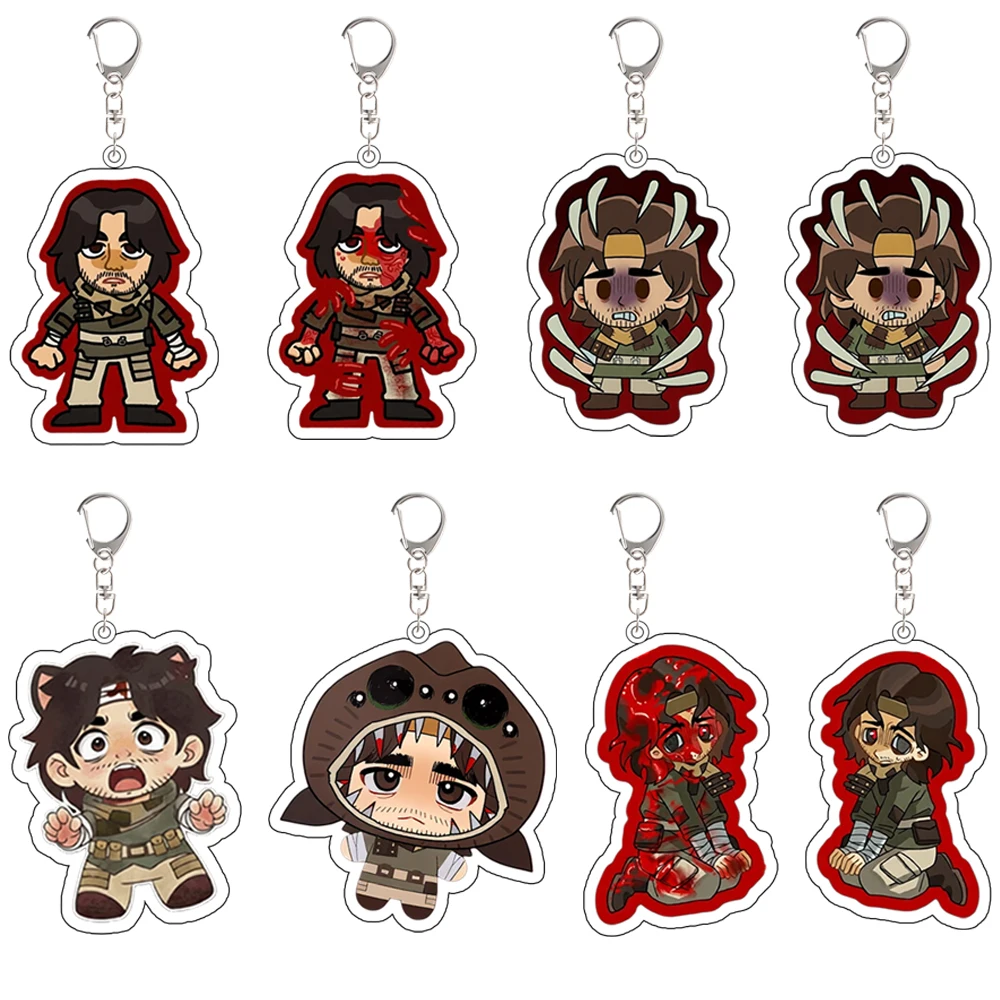 

Акриловый брелок-аксессуар для рюкзака в Q-версии персонажа Iron Lung из популярного фильма ужасов, креативный праздничный подарок