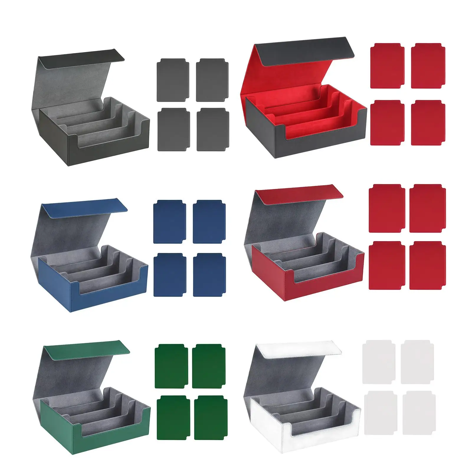 

1800 + футляр для карт, пылезащитный Органайзер, коробка для торговых карт, игр