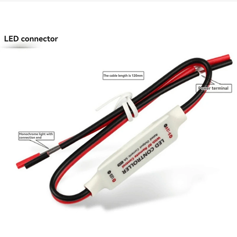 11 Key RF Mini Wireless Remote Controller For 3528 5050 Single Color LED Strip Lights Wireless Switch Control Dimmer