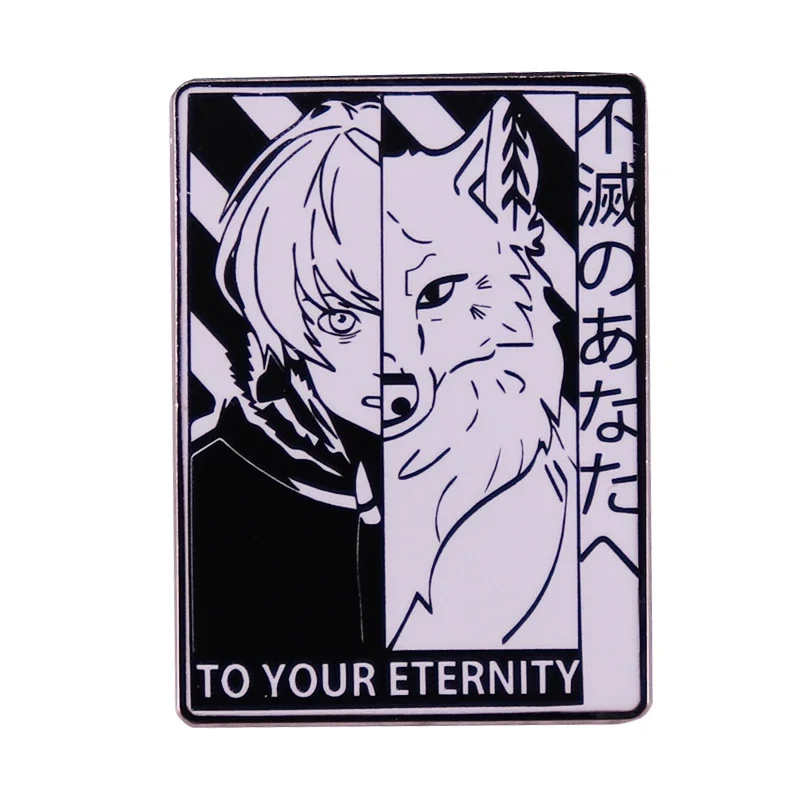 To Your Eternity Fushi Joan esmalte Pin broche japonés Manga Anime personaje insignia joyería