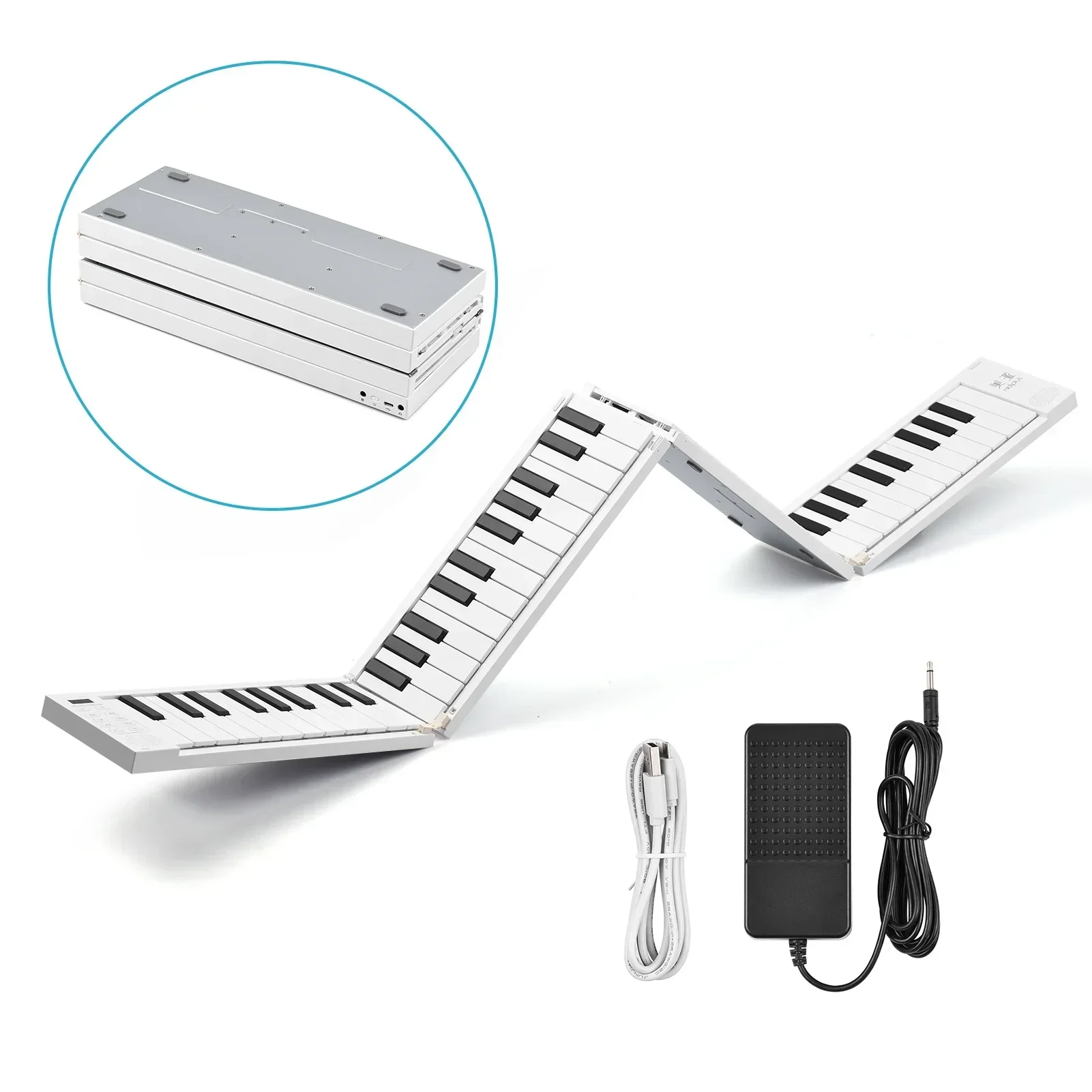 2023NEW 88k eye foldable piano Digital Piano Portable Electronic keyboard  student instrument