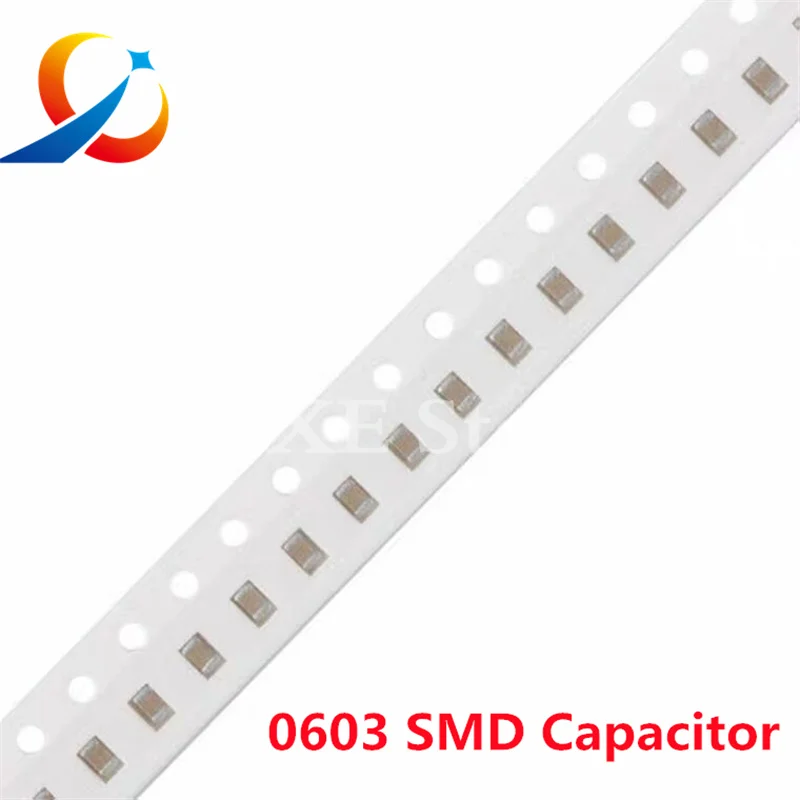 100PCS 0603 SMD MLCC Multi-layer Ceramic Capacitors 0.5pf 47uf 1PF 10PF 47PF 100PF 220PF 1NF 4.7NF 47NF 100NF 1UF 10UF 22UF NEW