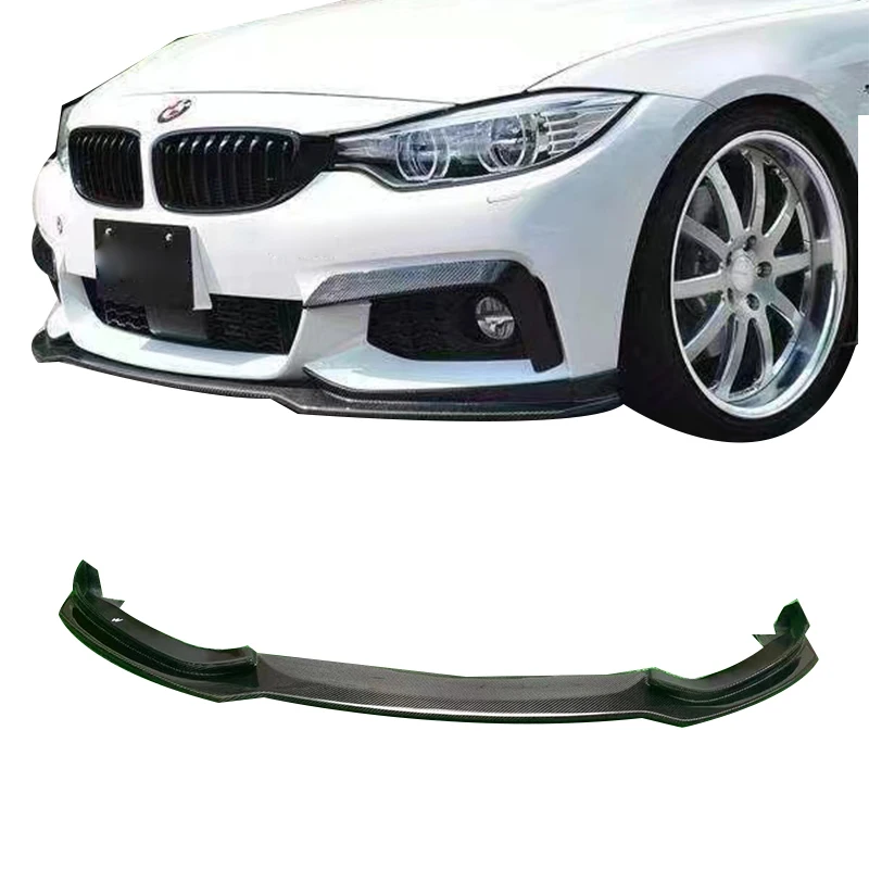 CC style carbon fiber car bumper front lip for F32 F33 F36    splitter  high quality