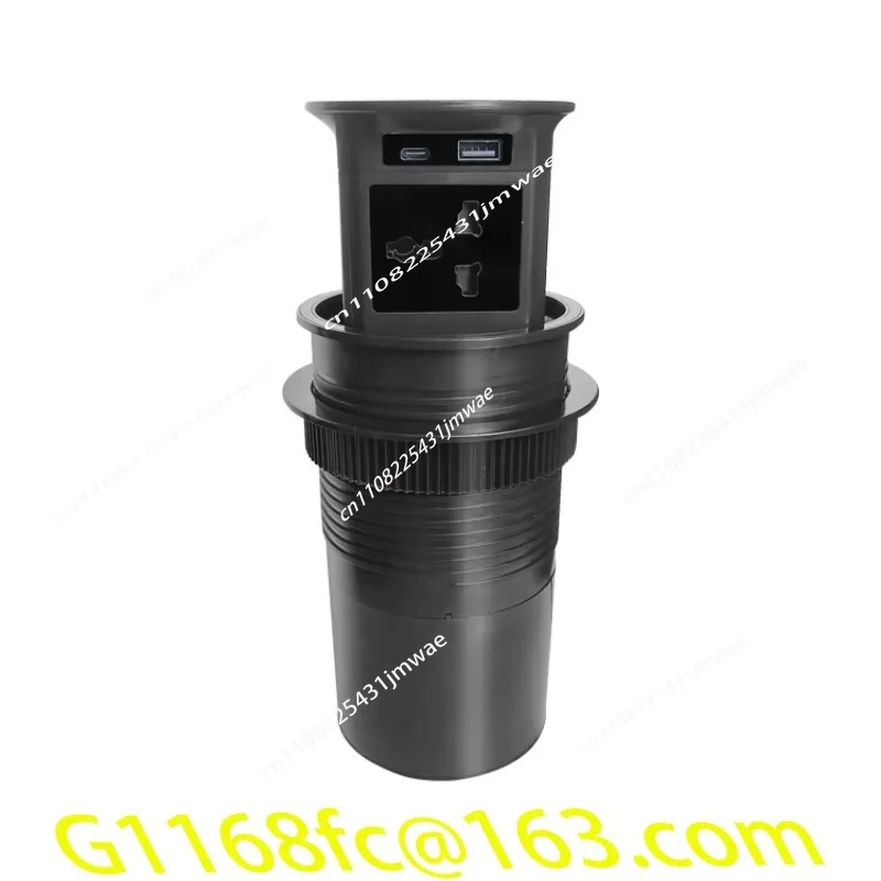 Wireless Charging Kitchen Pop-up Tower Socket Lifting Desk Power Hidden Socket Lifting Socket