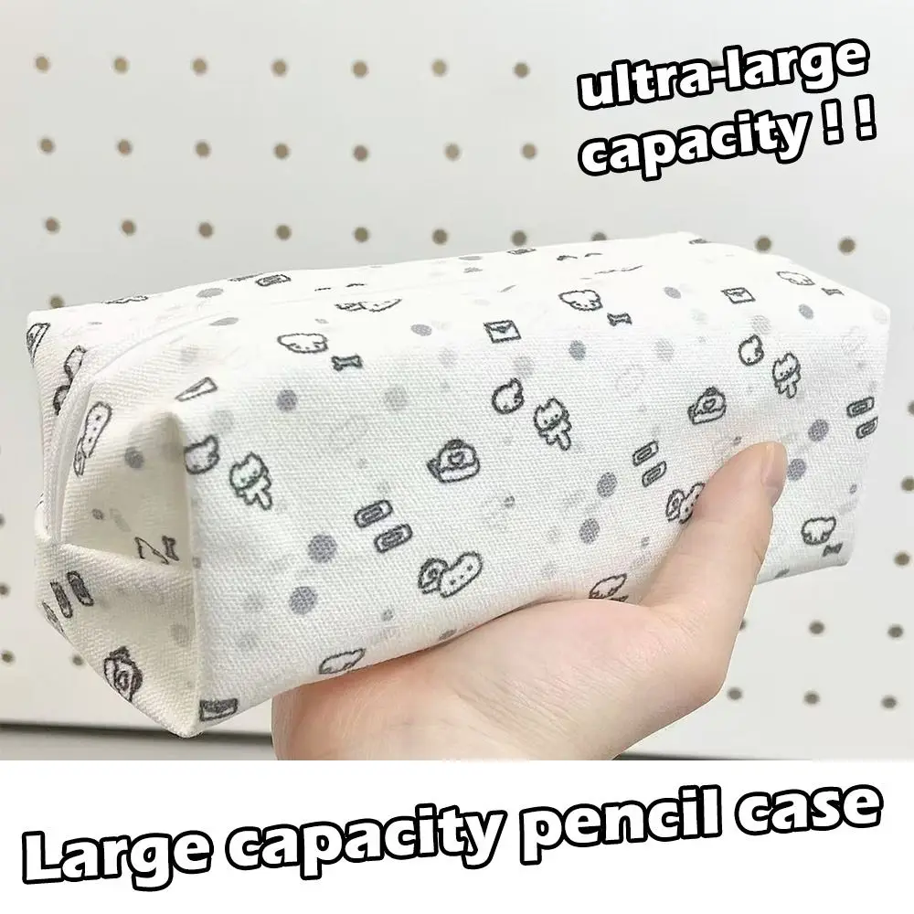 ins Large Capacity Pen Bag Multifunctional Gift Pencil Case Pen Box for Students
