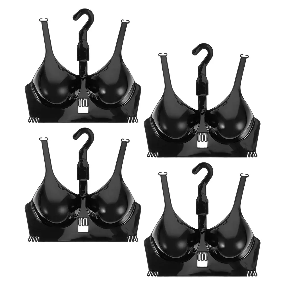 

4 Pcs Bra Display Rack Female Plastic Hanging Clothes Sewing Dress Form Body Stand Half