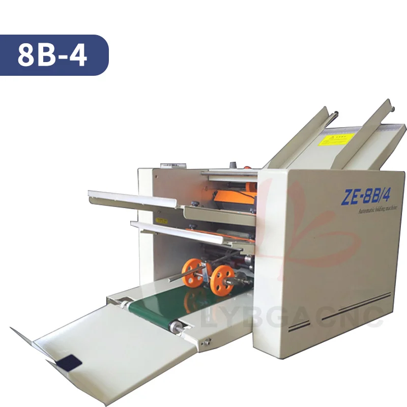 Automatic Paper Folding Machine for Packaging 50x70MM-310x700MM 8B-4 Page Folding Folder Speed 80M/MIN Factory Line Use 220/110V