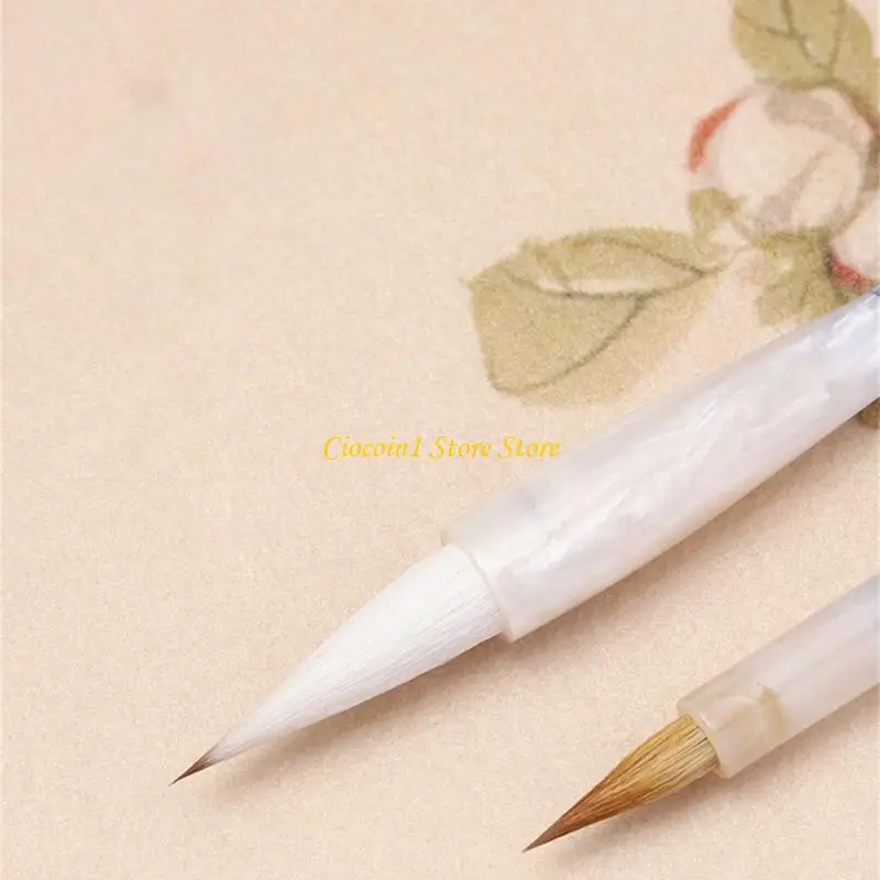 A3pc Small Script Regi Regular Brush Caligraphy Brush Brush Professional Sumi Drawing Brush Benna per dettagli