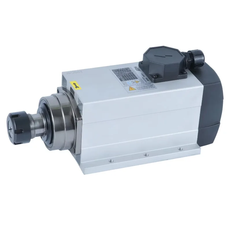 

HQD GDF60-18Z-4 ER32 4KW 18000rpm 9A/15A 380V/220V air Cooling Spindle Motors CNC Router Spindle Motor