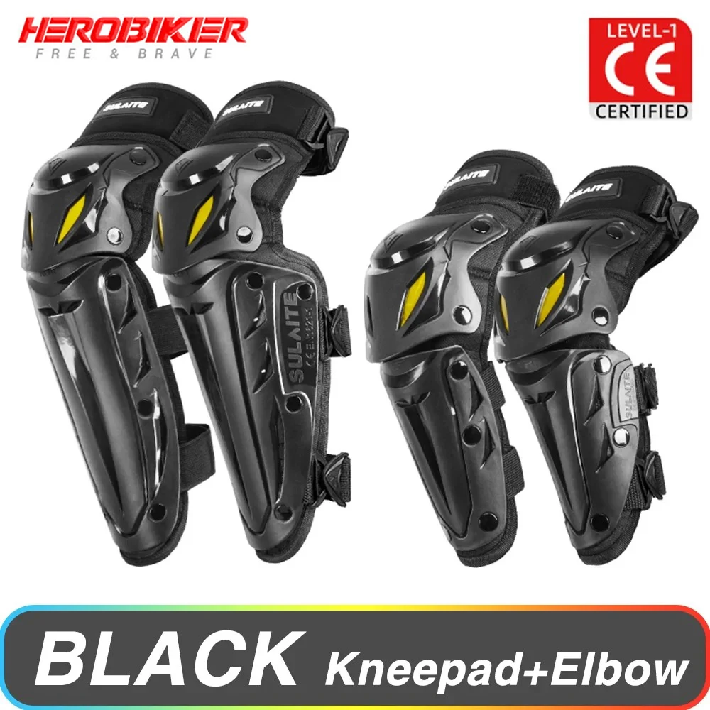 

Мотоциклетные наколенники и налокотники, защита от падения и столкновений, внедорожные мотоциклы, всесезонное защитное снаряжение для занятий спортом на открытом воздухе