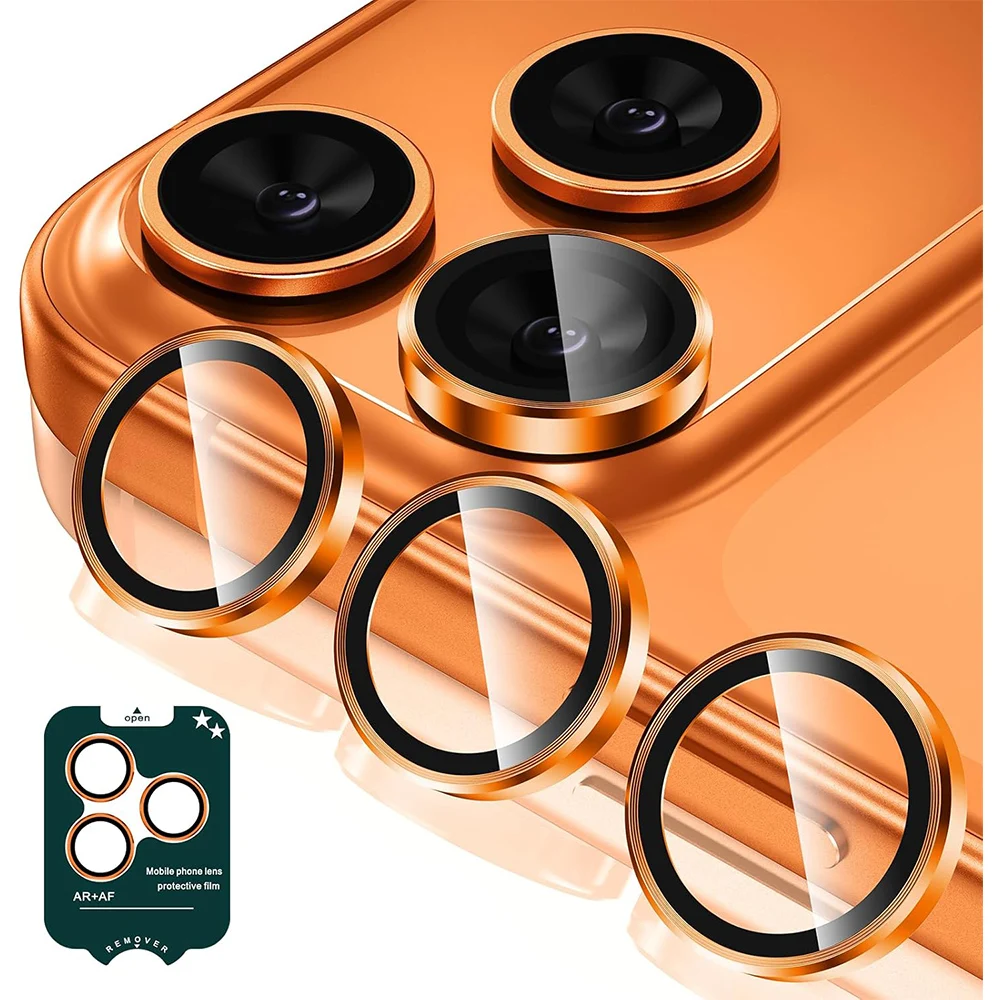 2-3Pcs Rosa Kamera Objektiv Schutz Abdeckung Für 17 Pro Max Air 16 Plus 15 14 13 17 Pro gehärtetem Glas Schutz Telefon Zubehör