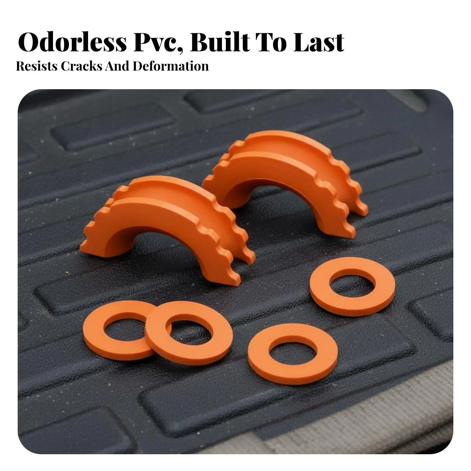 Trailer Hitch Cover Wear Resistant Shackle Protector 3/4 Inch Anti Vibration Pads for Towing and Recovery