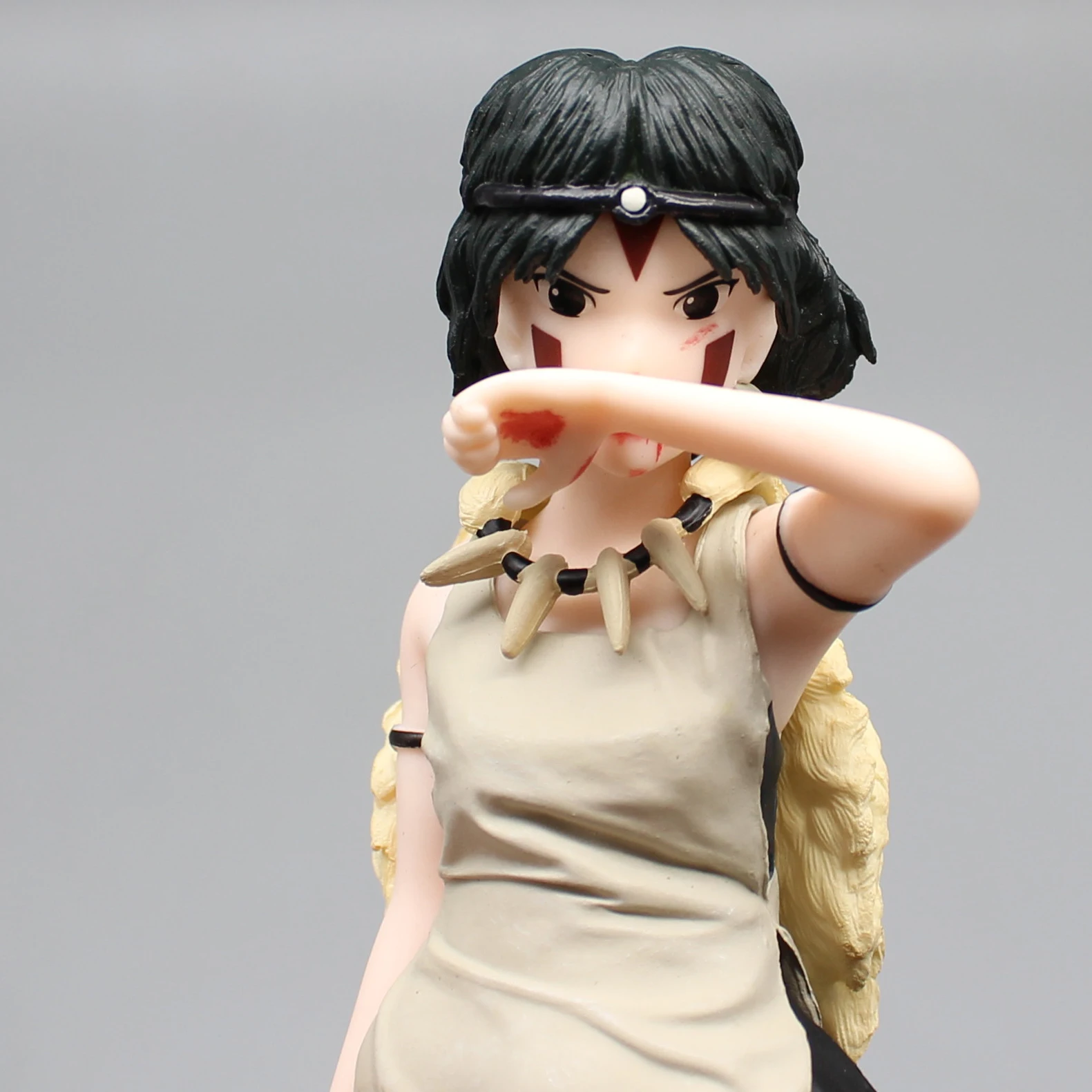 Princess Mononoke San 7.5" Figurine , Ghost Princess anime Versatile raccoon cat statue model Figure art ornament Doll