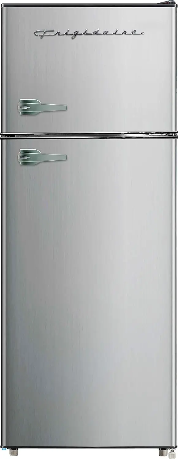 Frigidaire EFR751, 2 Door Apartment Size Refrigerator with Freezer, 7.5 cu ft, Platinum Series, Stainless Steel