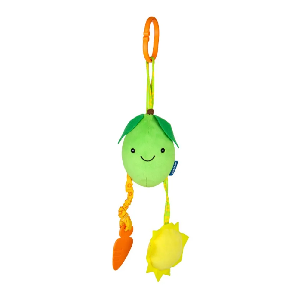 

Fruit Baby Stroller Hanging Toy Soft PP Cotton Stroller Bed Hanging Toys Early Education Crib Hanging Bell