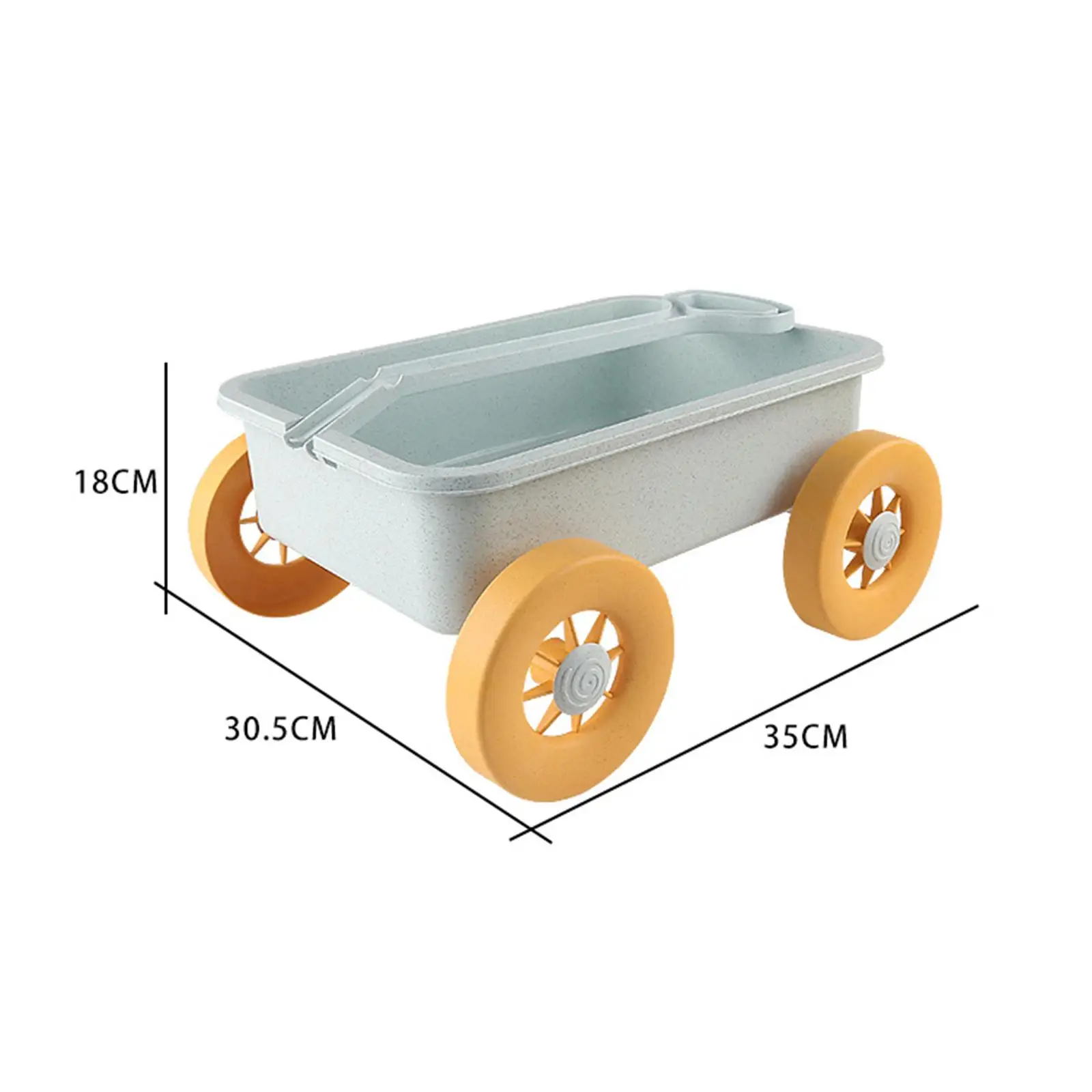 Wheelbarrow Play Motor Vehicles Outdoor Beach Toy Cart Kid Pull Toy for Holding