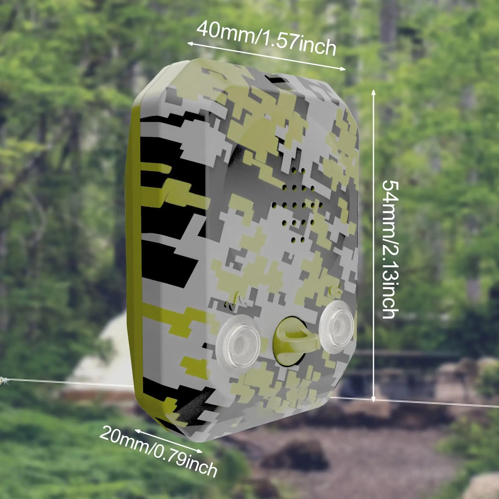 Perimeter Trip Alarm Compact Security Alarm for Hiking Backyard Backpacking view 3