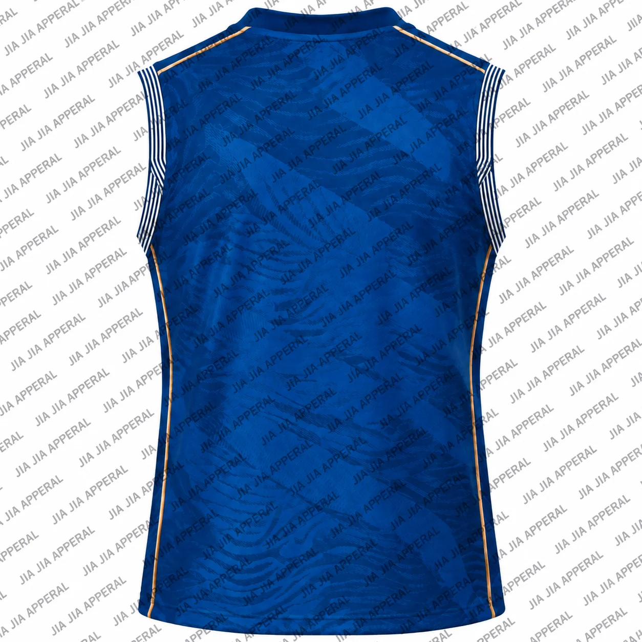 2026 Volleyball-Trikot im brasilianischen Stil für Herren, Damen, Unisex, blaues ärmelloses Sportshirt, Teamuniform, Trainingsoberteil, Sportbekleidung für Erwachsene – Detail 6