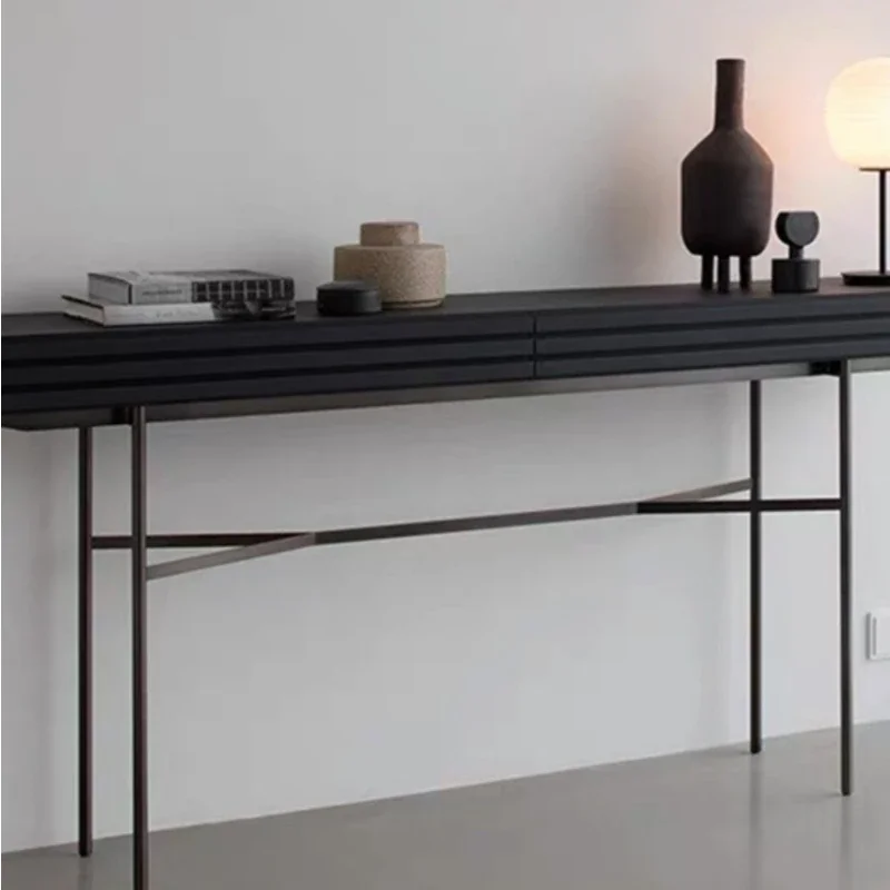 

Console Tables Light Luxury Wall Console a Long Narrow Table Home Entrance Cabinet Simple Modern Side View Sets