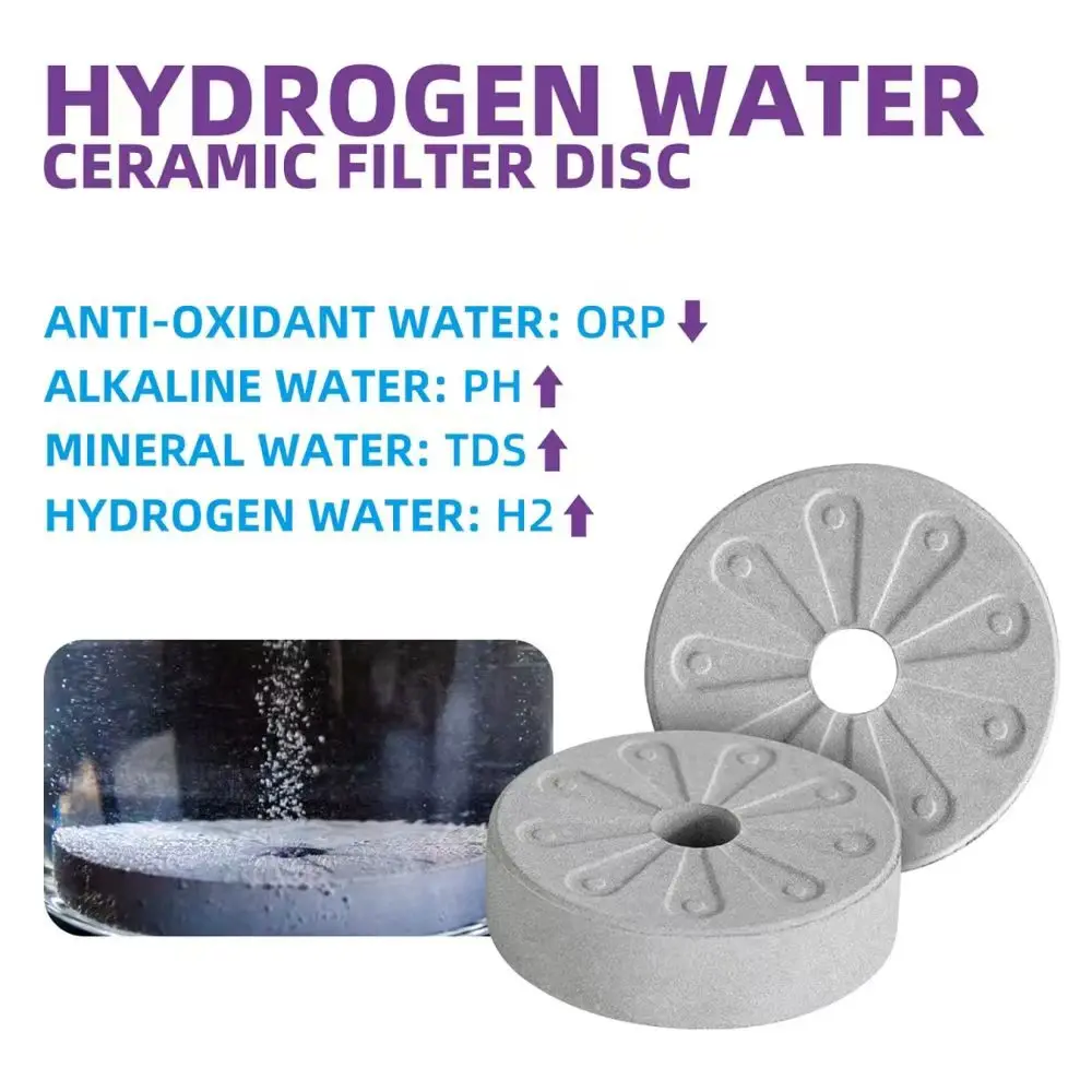 2PCS Hydrogen Water Tablets Hydrogen-rich Water Cup Generator Hydrogen-rich Water Tile H2 Molecules With Aluminum Foil Bag Pack