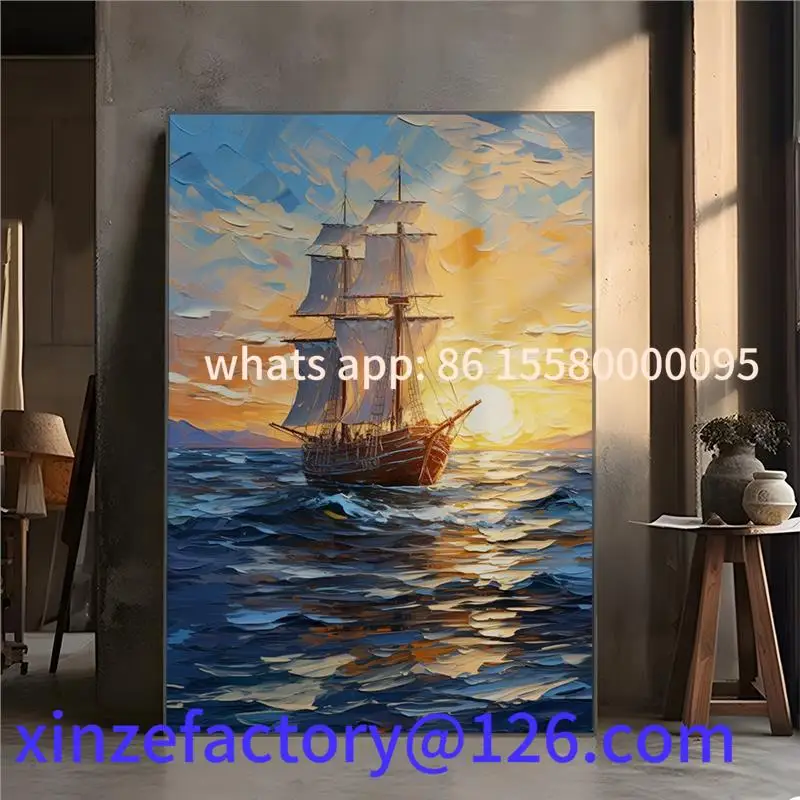 Anpassbares Ölgemälde im cremefarbenen Stil