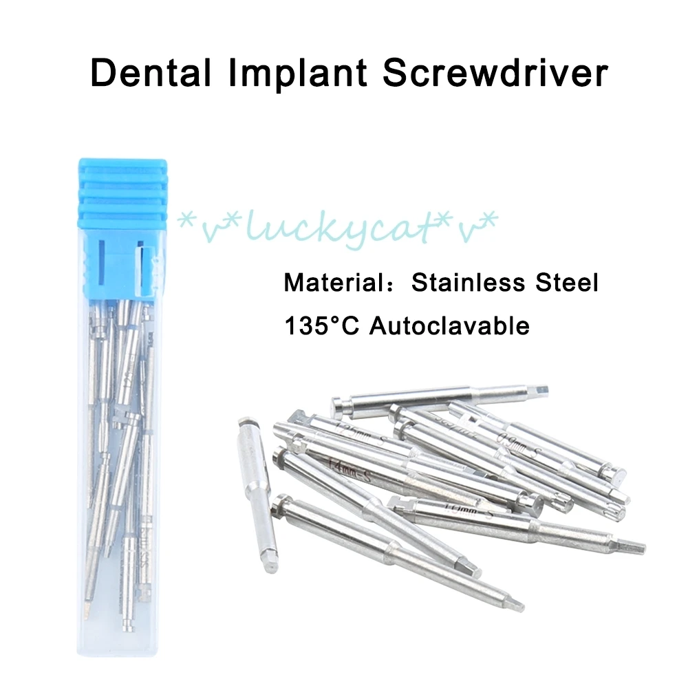 

new 12pcs/set 2.35mm Dental Medical Implant Screw Driver for Contra Angle Low Speed Handpiece Dentistry Tools Kit Dentist