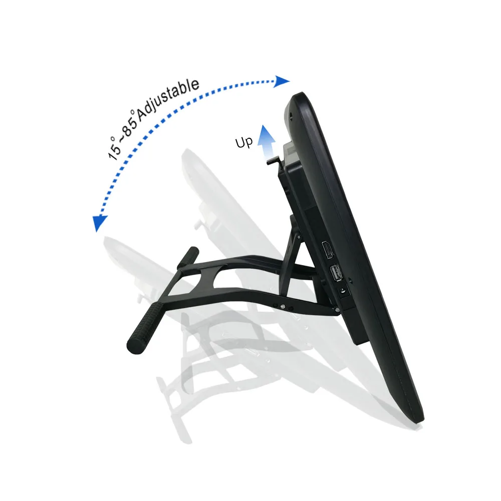 15.6 Inch LCD Graphic Writing Tablet Electromagnetic with Digital Pen Monitor Arm for Designers and Artists in Stock