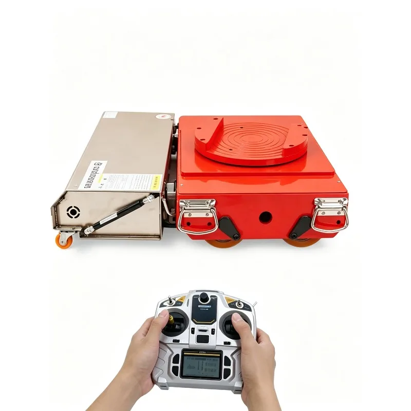 Explosion-Proof Electric Tank Trolley Remote Control Transporter, 360-Degree Rotating Heavy Load Mover