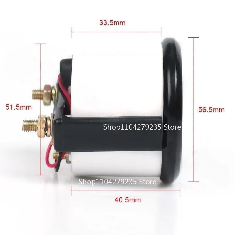 2 Inch 52MM Car Fuel Level Gauge Black Pointer 240-33 Ohm Universal Modified Instrument