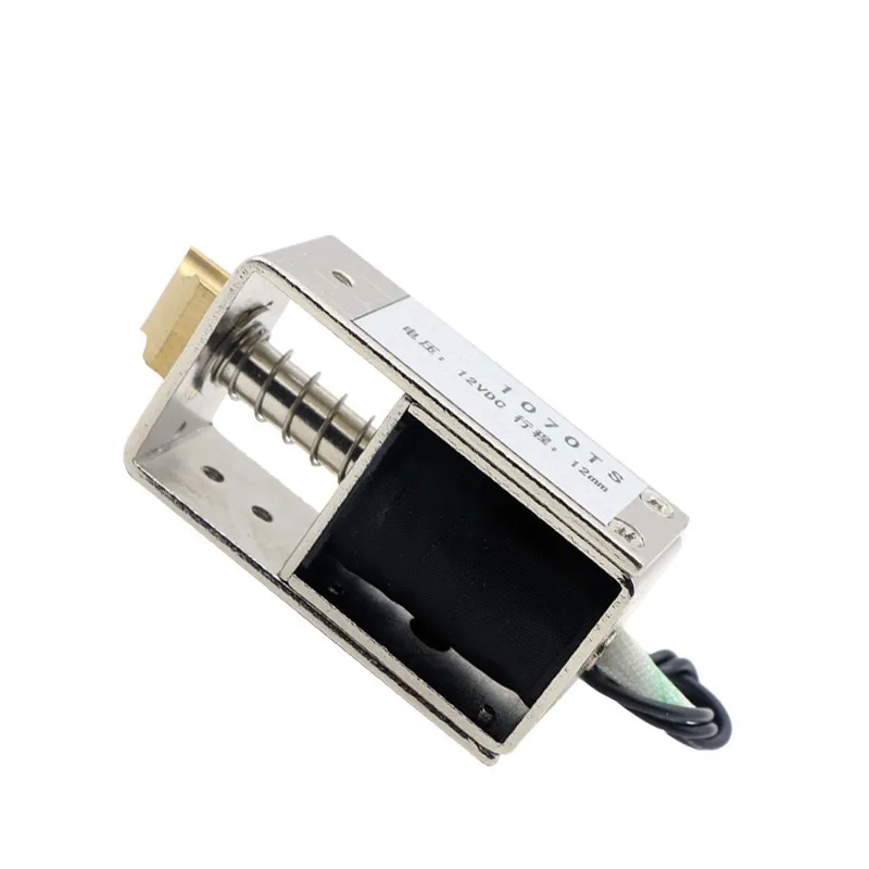 1pc solenoid 1070TS small electromagnetic lock concealed magnetic lock access control 12V24DC solenoid